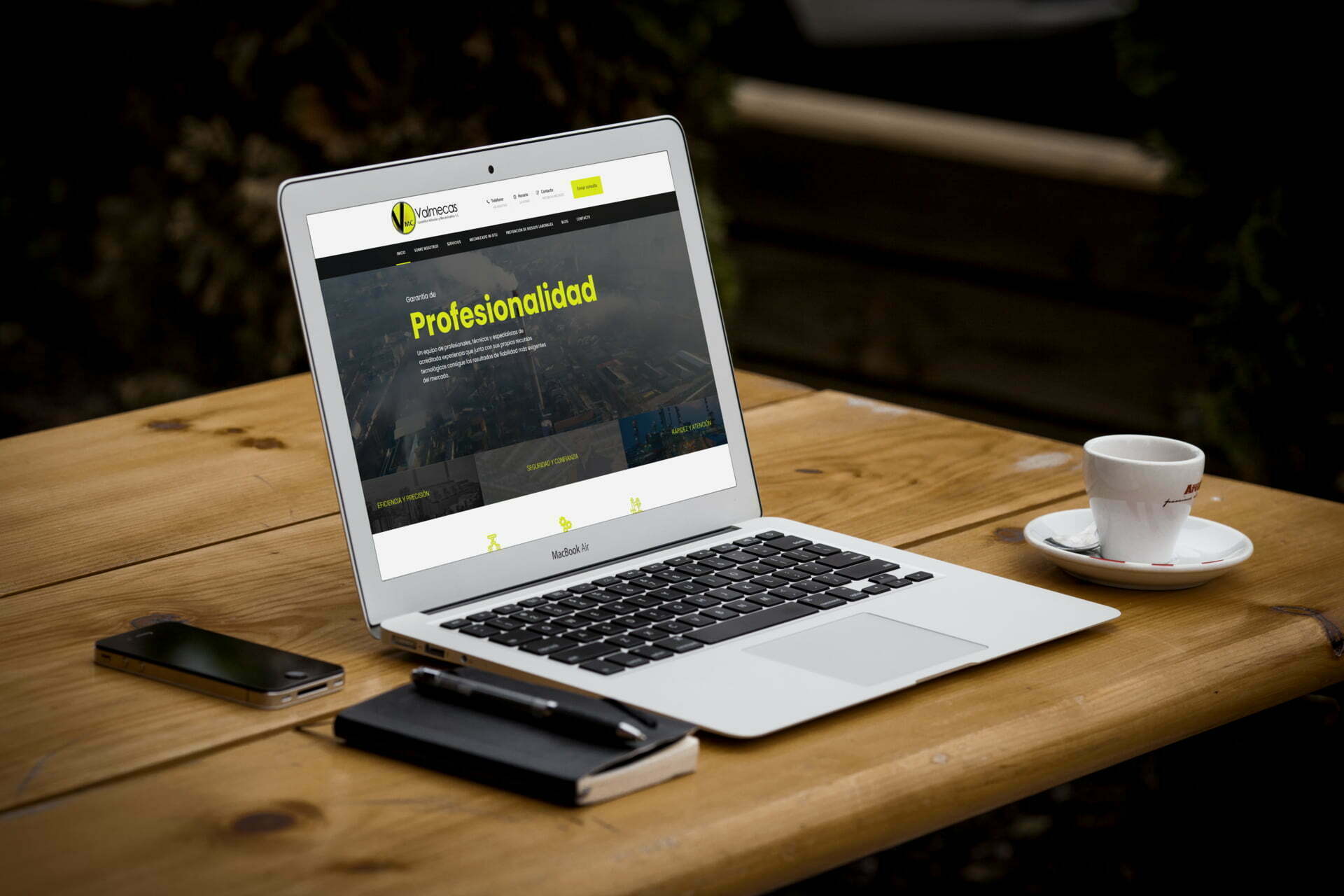 Rediseño web para Valmecas