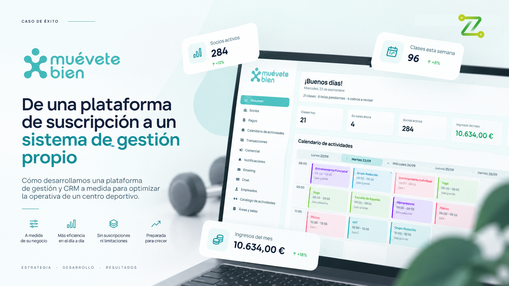 De una plataforma de suscripción a un sistema de gestión propio: el proyecto Muévete Bien