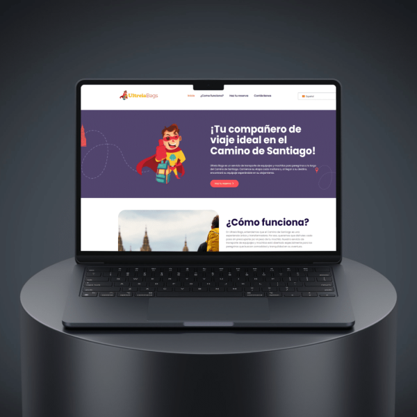 Diseño y desarrollo web personalizado para UltreiaBags.com
