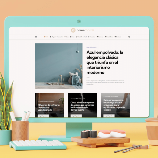 Diseño web para homemoods