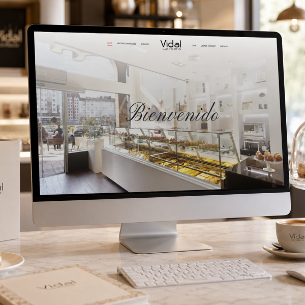 Diseño web para Confitería Vidal